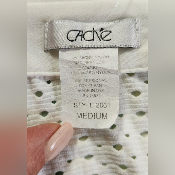 Cache Open Patterned Shirt - Picture 3 of 3